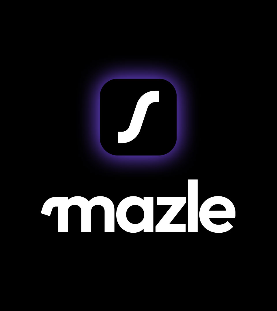 Mazle brand development, logo and icon
